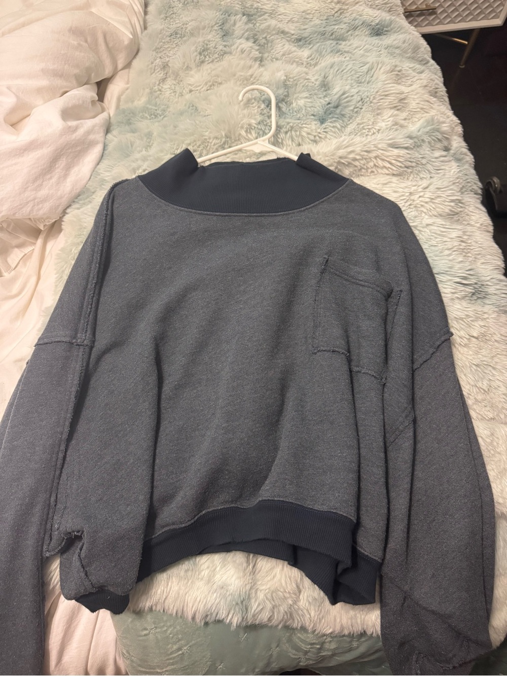 We the Free Relaxed Dark Blue Women's Pullover Sweater
